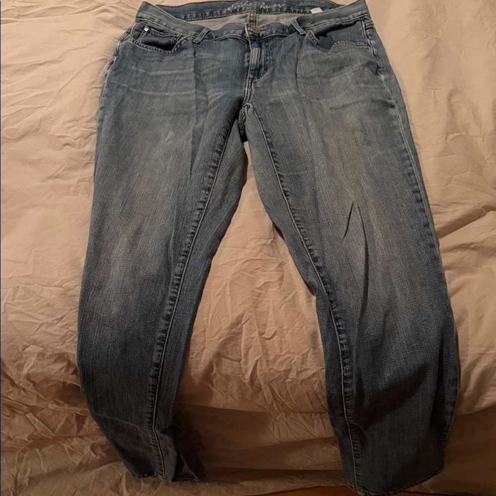 Eddie Bauer Women's Boyfriend Jeans in Blue